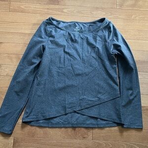 Charcoal Long Sleeve Women's Top